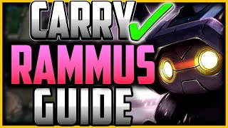 How to Rammus amp CARRY Best BuildRunes Rammus Beginners Guide Season 14 League of Legends [upl. by Graces]