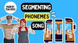 Segmenting Phonemes  Phonemic Awareness Song [upl. by Romeu]