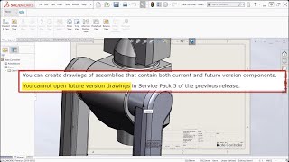 SOLIDWORKS Tech Tip How to Use Future Version Components [upl. by Ogeid]