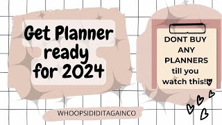 DONT BUY 2024 PLANNERS BEFORE WATCHING THIS  Planner Chat [upl. by Decker479]