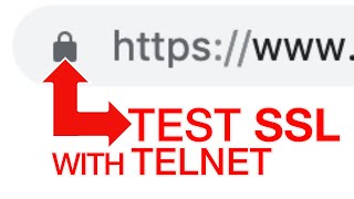 How to test HTTPS SSL Websites with Telnet [upl. by Weisbrodt286]