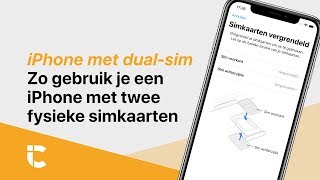 iPhone met fysieke dualsim getest zo werkt dat in Nederland [upl. by Ranee]