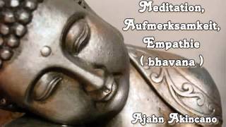 Meditation  Aufmerksamkeit  Empathie  bhavana   Ajahn Akincano [upl. by Lissa602]