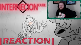 Murder Drones 2D Internecion Cube  Cartoon Series  REACTION [upl. by Anaeerb]