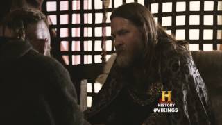 VIKINGS Ep 108 Ragnar Meets King Horik [upl. by Nilsoj]