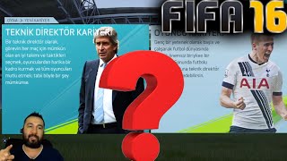 FIFA 16 TEKNİK DİREKTÖR MÜ OYUNCU MU  KARİYERE BAŞLIYORUM [upl. by Nnylidnarb301]