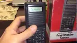 Radio Shack Pro43 Radio Scanner [upl. by Anahoj]