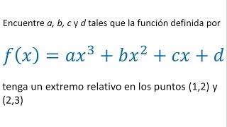 Extremos relativos y criterio de la primera derivada  Ejemplo 3 [upl. by Leodora514]