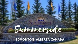 Summerside neighborhood in Edmonton Canada 🍁 Driving tour 4K [upl. by Quill]