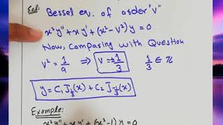 Bessels Equation  Differential Equation [upl. by Damiano]