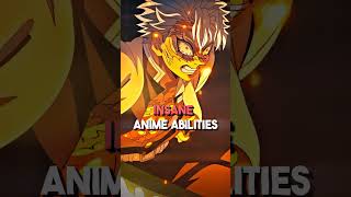 Insane ANIME abilities 🕊️🕊️🕊️ anime animeshorts demonslayer [upl. by Tai647]