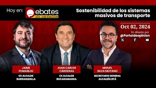 DebatesDeOpinon  Sostenibilidad de los sistemas masivos de transporte [upl. by Labotsirhc]