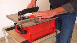 COMMENT UTILISER UNE CARRELETTE ELECTRIQUE SUR TABLE  Mastercut PRCI [upl. by Auqenaj]