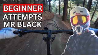 BEGINNER Attempts Mr Black Skyline Rotorua For The First Time [upl. by Blakelee855]