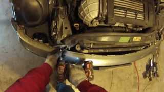 Front End Service mode 200206 MINI Cooperradiatorbumper removal howto [upl. by Cornel]