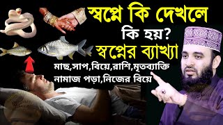 স্বপ্নে কি দেখলে কি হয় ইসলাম কি বলে  মিজানুর রহমান আজহারী স্বপ্নের ব্যাখ্যা 2022 New Waz Azhari [upl. by Norrej]