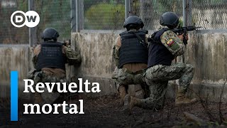 Ecuador Operación militar permite recuperar el control parcial de centro penitenciario en Guayaquil [upl. by Zachary]