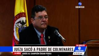 Sacaron al padre de Luis Andrés Colmenares de audiencia pública [upl. by Bergwall]