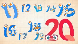 Endless Numbers  Learn to Count from 11 to 20 amp Simple Addition With the Adorable Endless Monsters [upl. by Yrrum]