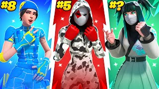 25 Fortnite Skins You Can Main Tryhard Skins Season 8 [upl. by Nyledam669]