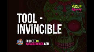 TOOL  Invincible Karaoke version [upl. by Beal765]