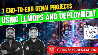 7 EndtoEnd GenAI Projects Using LLMOPS And Deployment  Course Orientation  iNeuron [upl. by Noxaj]