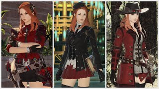 Be Stylish FFXIV Glamour Showcase 2 Scholar Machinist amp Red Mage [upl. by Belldame]