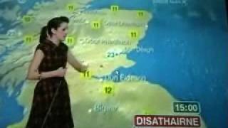 Scottish Weather Forecast in Scots Gaelic [upl. by Moriarty30]