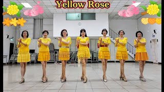 Yellow Rose  Line Dance [upl. by Ecirehs]