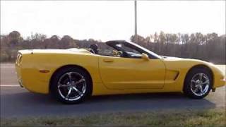 2001 Corvette C5 Yellow Convertible with Grand Sport Rims [upl. by Llednek589]