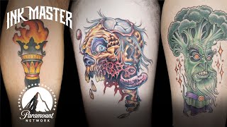 Most Impressive Sticker Tattoos 😍 Ink Master [upl. by Wheaton]