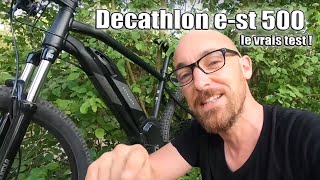 Velo electrique decathlon le vtt rockrider est 500 2022  nouveau vélo tout terrain decath velo [upl. by Adidnac]