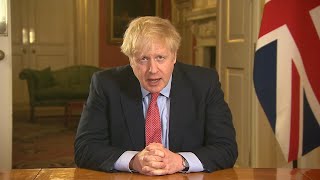 Boris Johnson announces complete UK lockdown amid coronavirus crisis [upl. by Mallis]