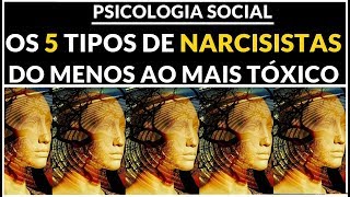 OS 5 TIPOS DE NARCISISTAS  PSICOLOGIA SOCIAL [upl. by Johst]