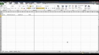 Create a Bookkeeping Spreadsheet using Microsoft Excel  Part 1 [upl. by Pleione]