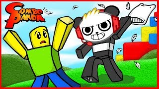 ROBLOX Pillow Fight Lets Play with Combo Panda [upl. by Hsetih]