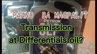 PAANO MAGPALIT NG TRANSMISSION AT DIFFERENTIALS OIL PARA SA FOTON TOPLANDER [upl. by Kerekes]