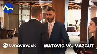 Matovič vracia úder  konflikt s poslancom Mažgútom  tvnovinysk [upl. by Leopoldeen]