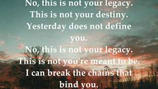 Family Tree by Matthew West w lyrics [upl. by Leerzej]