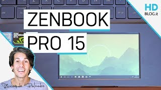 Un DISPLAY nel TOUCHPAD  ASUS ZenBook Pro 15 UX580 con ScreenPad  RECENSIONE [upl. by Acirema976]