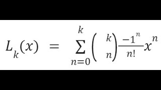 Laguerre Polynomials Taylor Maclaurin SERIESSUM LINEST Polynomial Regression Google Sheets Excel [upl. by Byron]