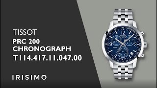 TISSOT PRC 200 CHRONOGRAPH T1144171104700  IRISIMO [upl. by Ednutabab587]