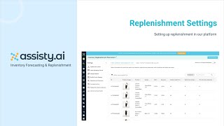 How to Set Up Replenishment in Assisty [upl. by Ylrebmek]