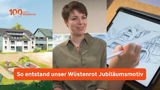 Illustration und Geschichte Das 100 Jahre Wüstenrot Motiv und seine Entstehung [upl. by Nohpets]