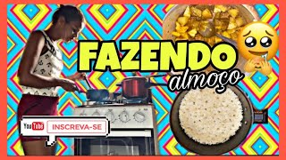 FIZ UMA CARNE COM LEGUMES  ARROZ BRANCO ficou uma delícia [upl. by Mackler]