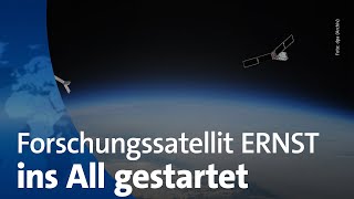 Forschungssatellit ERNST ins All gestartet [upl. by Avilo24]