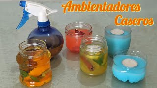 Cómo hacer Ambientadores Caseros y Ecológicos Ambientador de gelatina natural Aromatizador hogar [upl. by Oigimer]