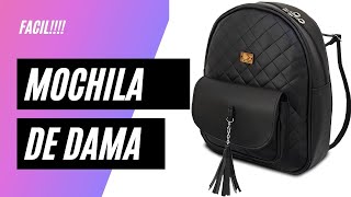 FÁCIL  Mochila  Morral de Dama en Polipiel [upl. by Conyers]