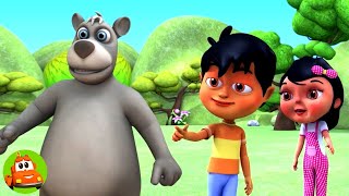 Kalu Madari Aaya कालू मदारी आया Hindi Poem for Kids and Cartoon Videos [upl. by Netsrak]