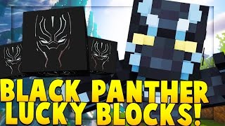 EVIL BOSS BLACK PANTHER SUPER HERO LUCKY BLOCK MOD CHALLENGE  Minecraft  Lucky Block Mod [upl. by Piotr83]